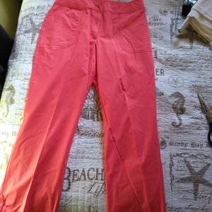 Coral nine West Capri pants.